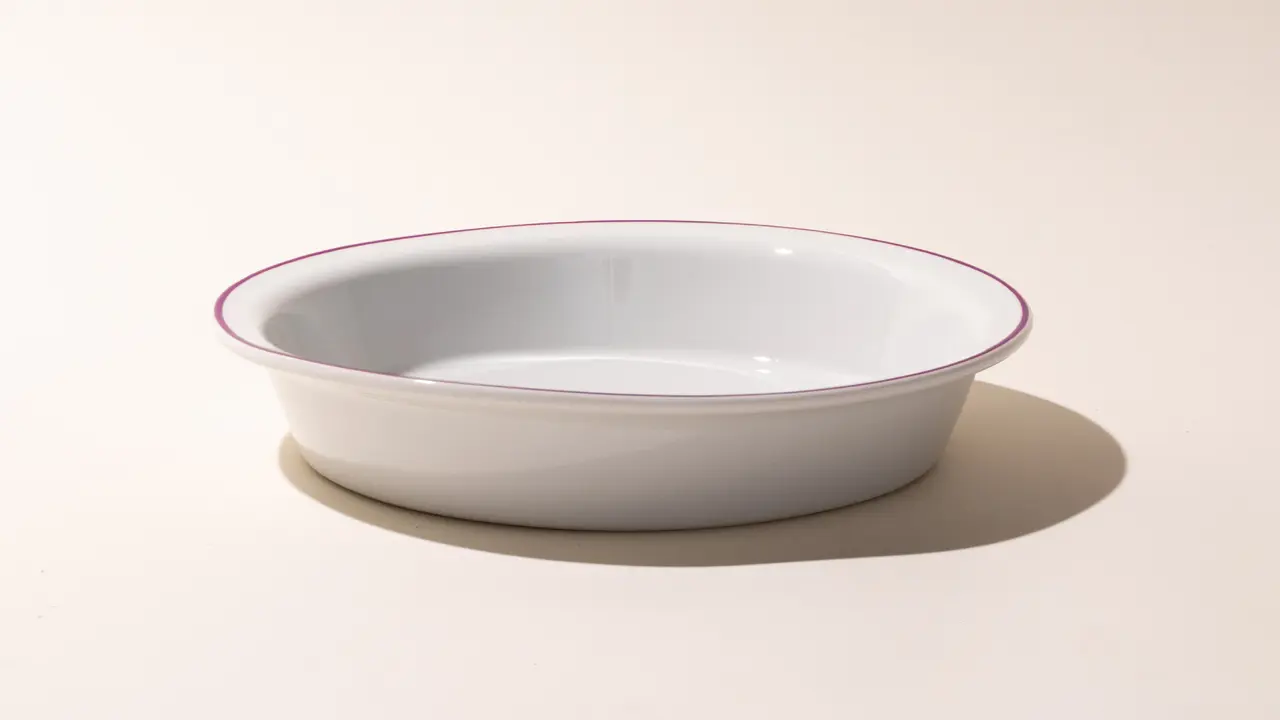 pie dish ruby red