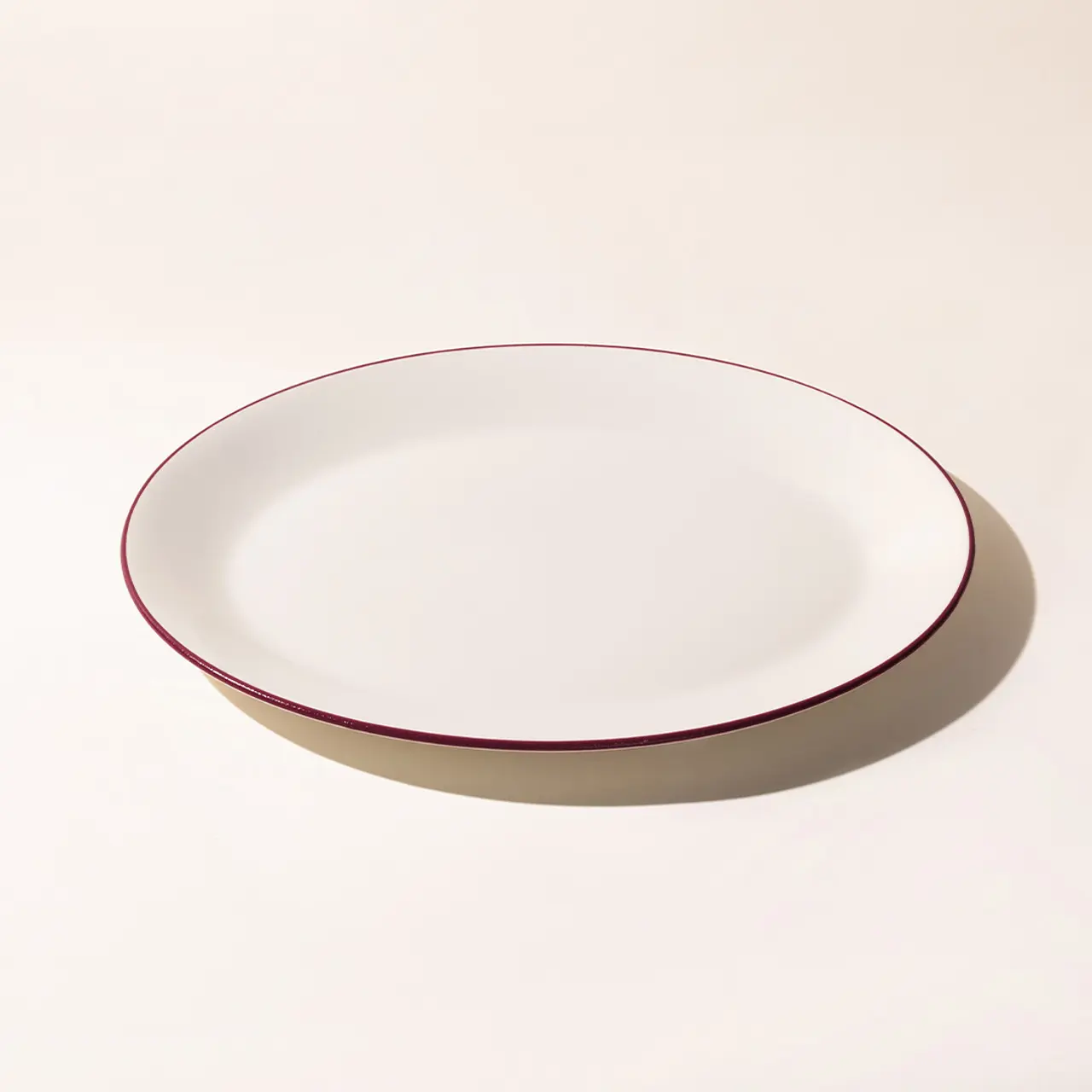 serving platter ruby red