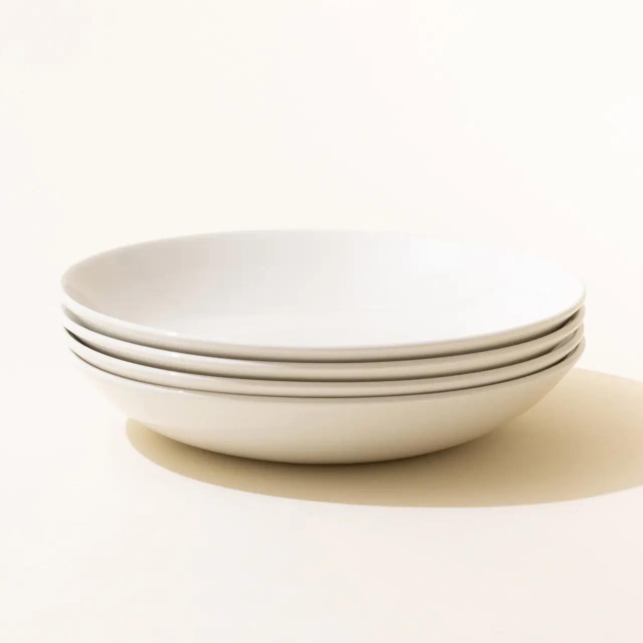 entree bowl undecorated stack