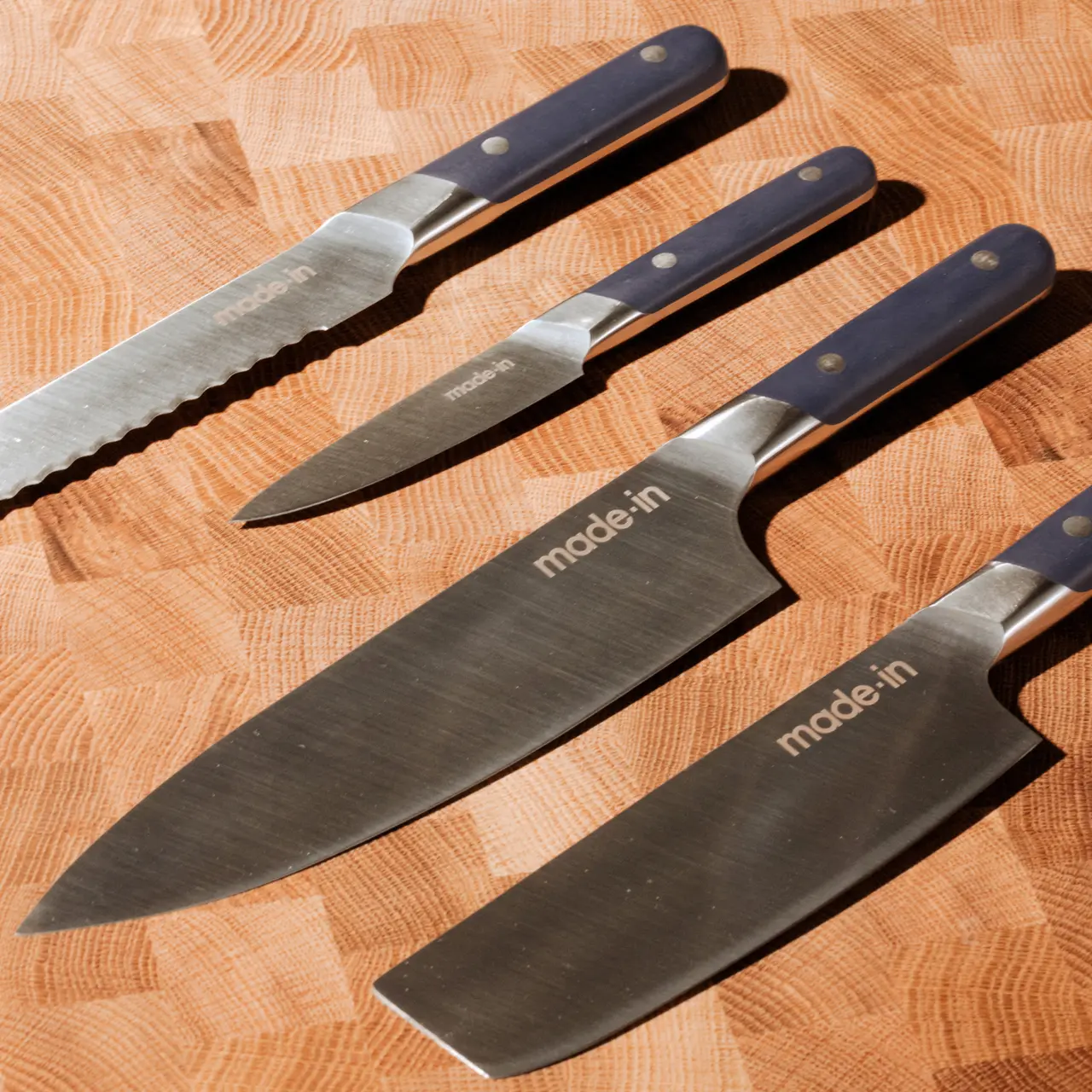 knife set harbour blue