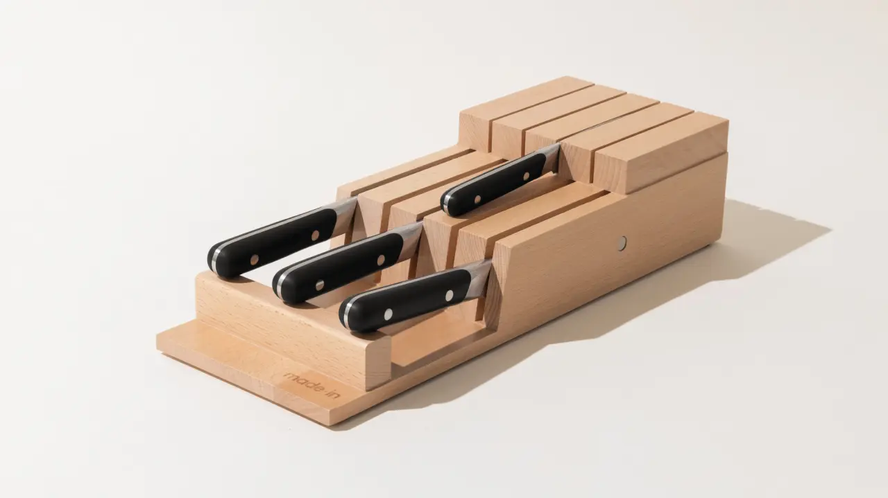 knife organizer black