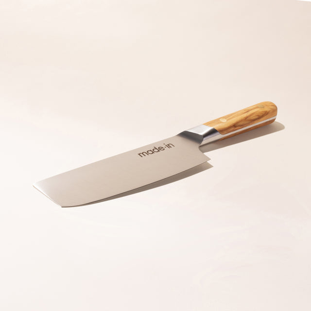 nakiri knife olive wood