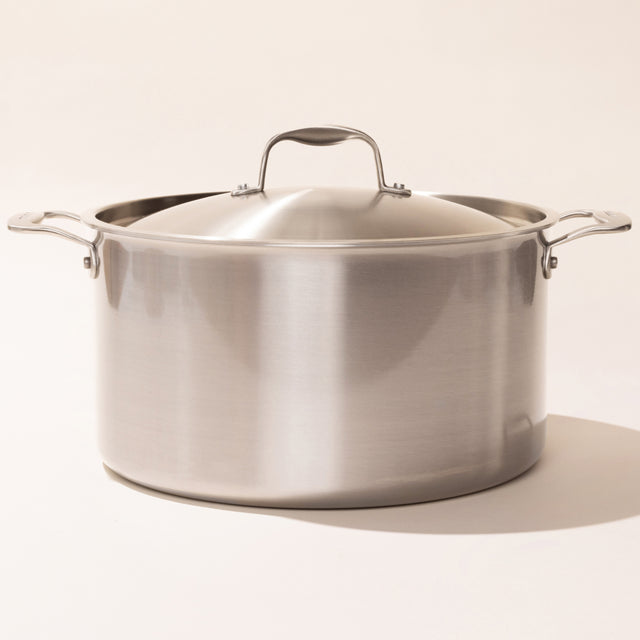 stainless clad stock pot 12 qt