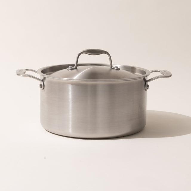 stainless clad stock pot 6 qt