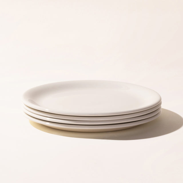 appetizer plates 4 pack white